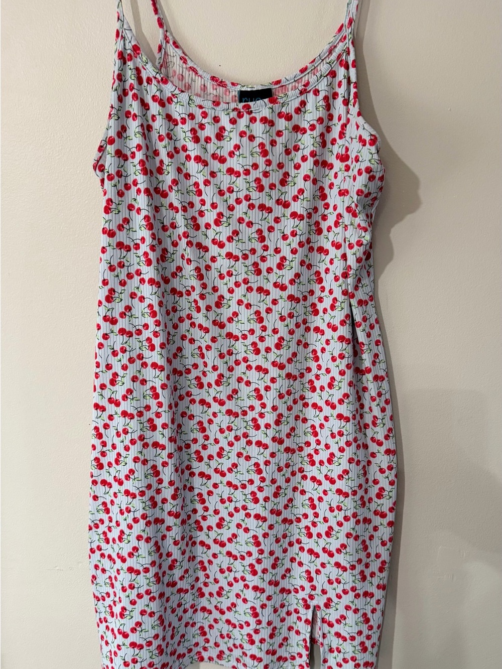 Rue21 White Cherry-Print Mini Dress